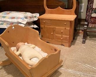 Oak Baby Doll Furniture