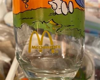 Vintage McDonald's Peanuts Camp Snoopy Collection Glasses - Set of 4