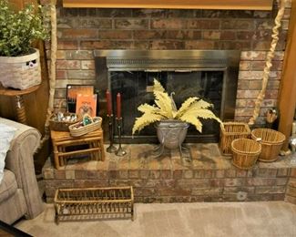 Bamboo, rattan, wicker baskets, silk plants & more