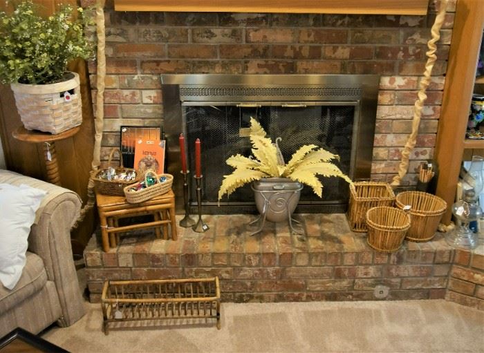 Bamboo, rattan, wicker baskets, silk plants & more