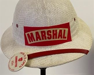 78th US Open Marshals Hat from Cherry Hill Country Club - Hat and Pin from 1978 Event