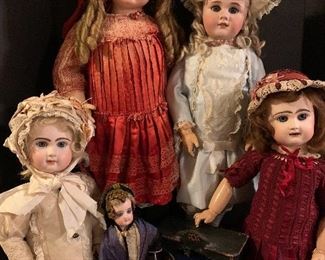 French Antique Bisque Dolls