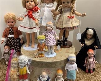 Composition and all-bisque dolls