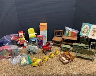Assorted toys and miniatures