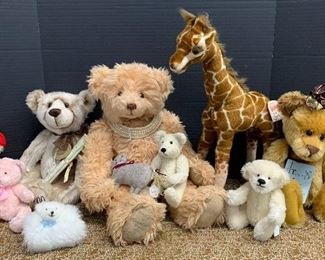 Assorted bears and animals