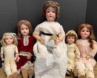 Antique German dolls