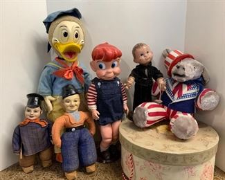 Vintage character dolls