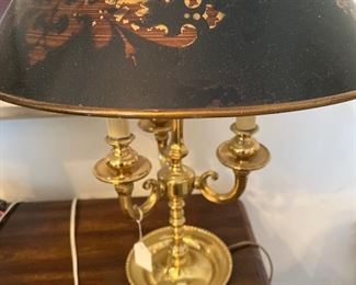 Solids brass with metal shade