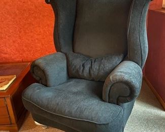 Large and very comfortable wing chair