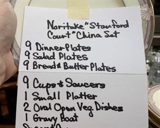 Noritake "Stanford Court" China
