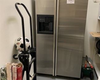 GE Profile stainless side by side refrigerator/freezer