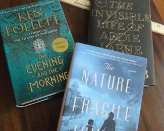 Coffee table and Hard Back Books