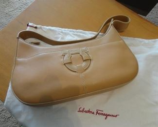 Salvatore Ferragamo Bag/like new/Camel light brown color