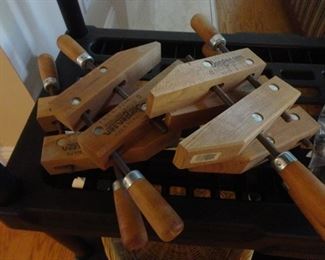 Quality Vintage Wood Clamps