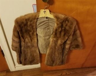 Vintage mink cape