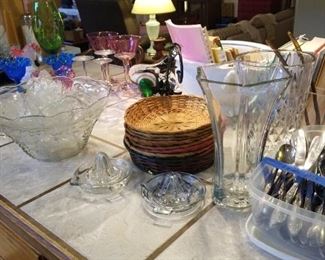 Vintage glassware