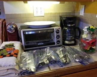 Small Appliances and flatware sets