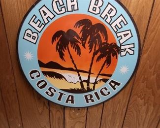 Beach Break Costa Rica sign