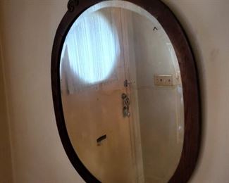 Wood Trimmed Mirror