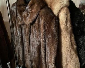 Nice selection of furs.