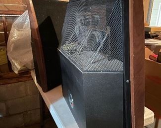 Massive Dahlquist speakers.