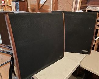 Massive Dahlquist speakers.