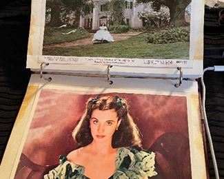 Apprx. 30 vintage R-1961 8x10 photos issued by MGM studios for Gone With The Wind.  Combination of black/white and color.