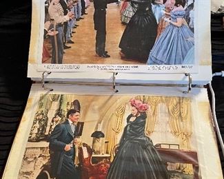 Apprx. 30 vintage R-1961 8x10 photos issued by MGM studios for Gone With The Wind.  Combination of black/white and color.