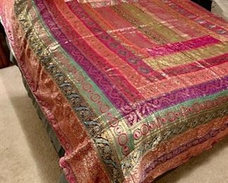 New Queen Brilliant Colored Middle East Bed Spread $25