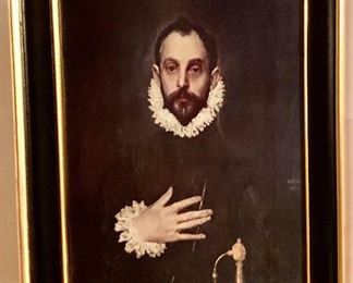 El Grecco Signed Oil 15.75"×20" $20