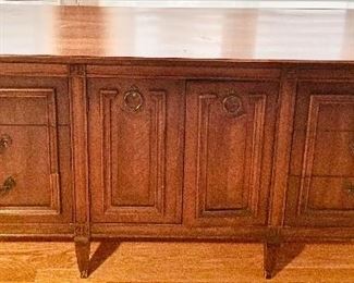 Vintage Mid Century "Italian" Triple dresser (9 drawers)
72"×19"×31.75"   $115