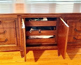 MidCentury 9 Drawer imItalian Triple Dresser 72"×19"×31.75"  $115