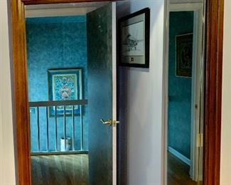 Framed mirror 29"×50" $45