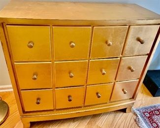 12 drawer cabinet w/ 8” Square Drawers perfect size for CD’s 36"w ×16"d ×34"h $115 