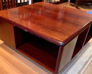 Mahogany Storage Coffee Table $145