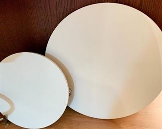 Lazy Susan disc's Large- 26.5" $50, 
Small- 17.5" $35