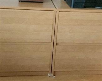 2 (2) Drawer Lateral units 
29w x 20d x 28h $45 ea