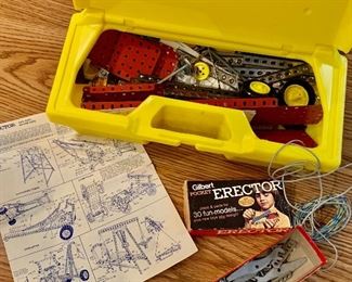 Vintage Gabriel  Erector Set  - 
Yellow Box Set $15