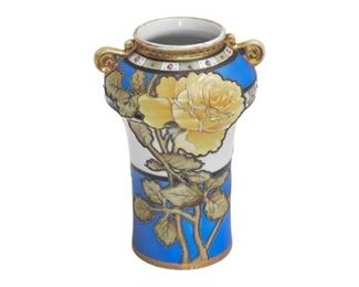 16.Nippon Floral Pattern Vase