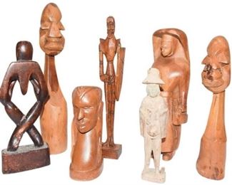 53.Group Carved Wood Figures