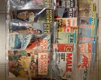 Variety of magazines from the 1930's and 1940's.