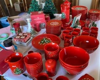 Christmas plates, cups and more