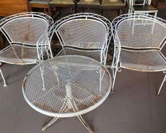 Patio chairs & table