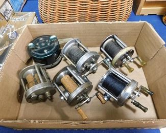 Vintage fishing reels