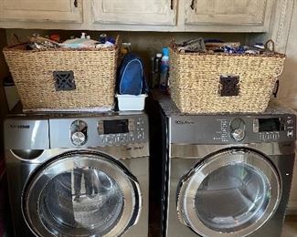 Samsung front load washer & dryer