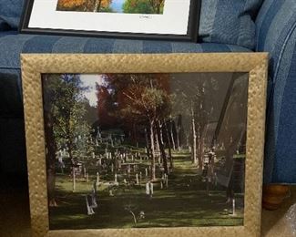 Owner was a photographer! Lots of framed art