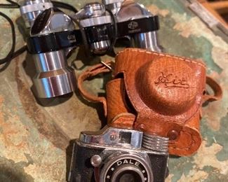 Opera glasses and a spy camera that will fit in your hand!