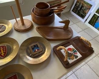 Mid century modern wooden