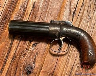 1800's Allen Thurber & Co. Pepperbox Pistol - .32 Caliber 