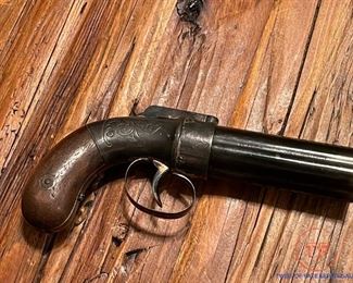 1800's Allen Thurber & Co. Pepperbox Pistol - .32 Caliber 